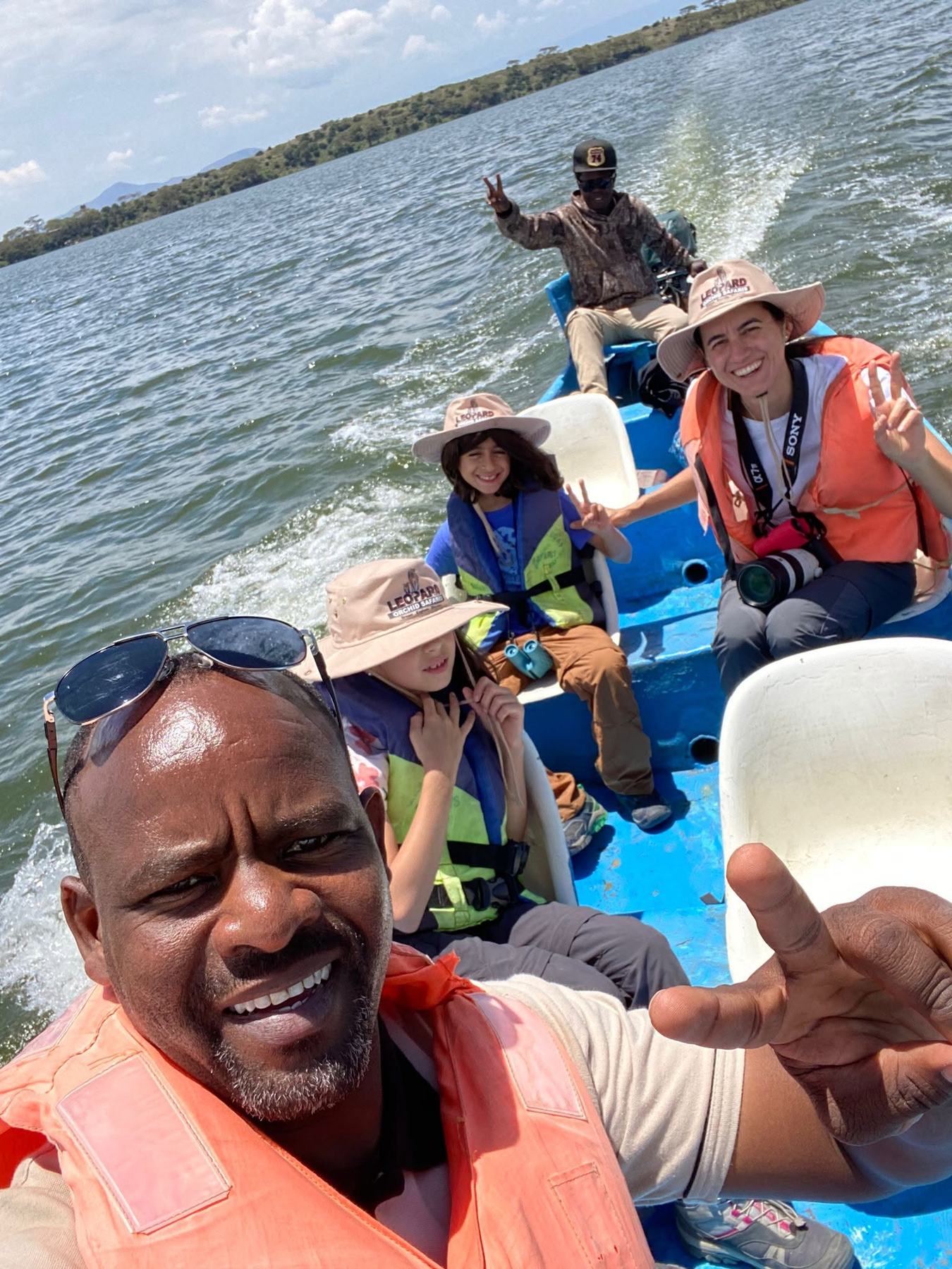 Boat ride on Lake Naivasha