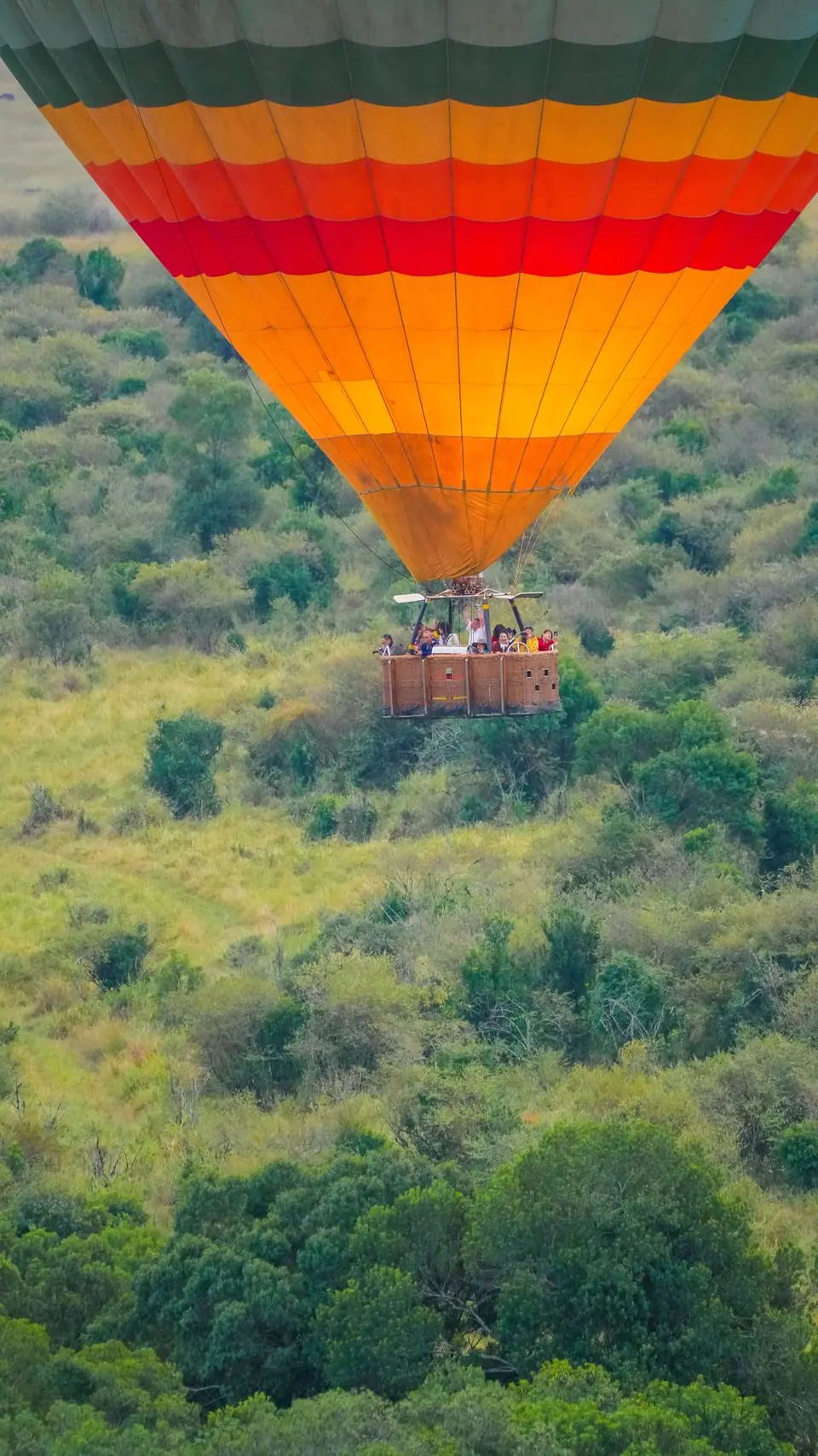 Maasai Mara balloon, sunrise balloon flight, Masai Mara, full day, 8-Day All-Inclusive Kenya Safari, Masai Mara, Amboseli & Rift Valley