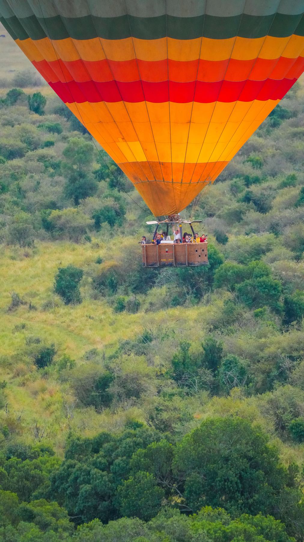 Maasai Mara balloon, sunrise balloon flight